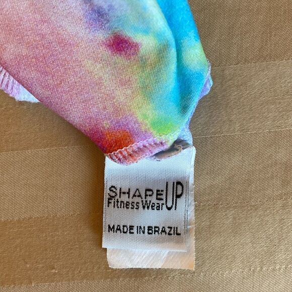 Shape Up Fitness Wear Multi color Pastel Bra with Front Twisted Knot. - Picture 4 of 5